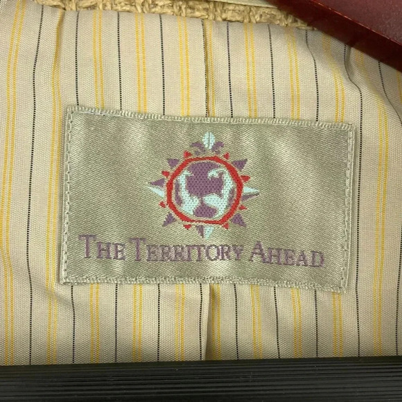 The Territory Ahead Linen Silk Blazer Mens 42L textured 0973 - Picture 4 of 11